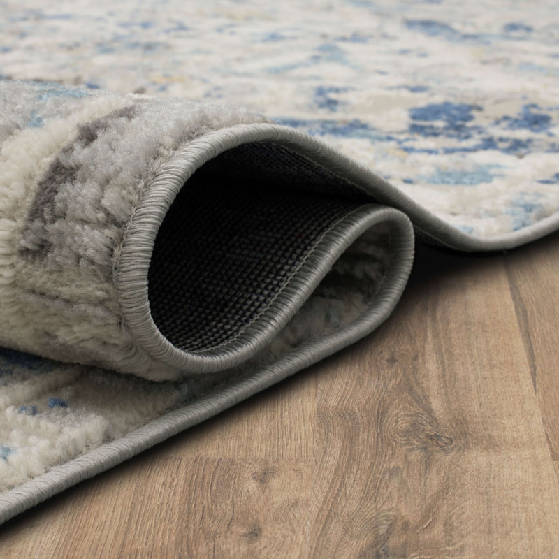 Tapis bleu Castor, Tapis de couloir 2 pi x 10 pi