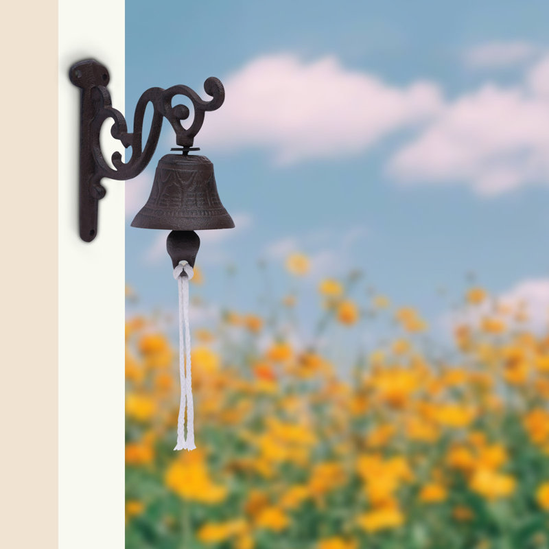 Cast Iron Door Bell Vintage Bell Antique Wall Mounted Decor
