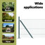 Vidaxl Fence With Posts Steel-116797794-116797777