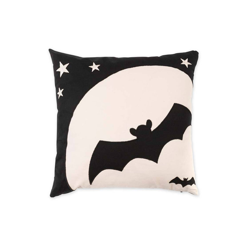 Coussin intérieur / extérieur carré noir