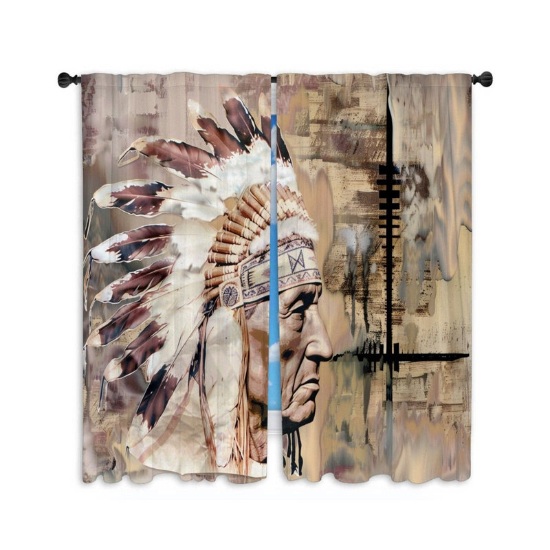 Nandram Room Darkening Curtain Pair, 56" W x 80" L