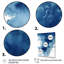 Abstrait bleu classique III-263902209-263902208