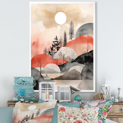 Minimalisme scandinave paysage I - impression