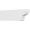 3"W x 6"H x 20"L Standard Greensboro Architectural Grade PVC Rafter Tail