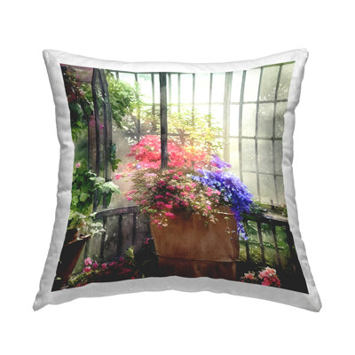 Polyester Throw Square Pillow Cover & Insert