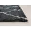 Tapis unique en laine noué à la main gris foncé nouvel âge 6 pi 3 po x 9 pi Theodora