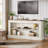     63-inch Farmhouse Console Table With Storage, Long Entryway Table Sofa Table Behind Couch-524768010-524768012