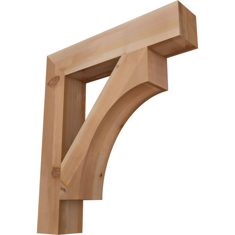 Support Westlake Block, Cèdre rouge de l'Ouest (lisse), H 36 po x l 5,5 po x P 32 po