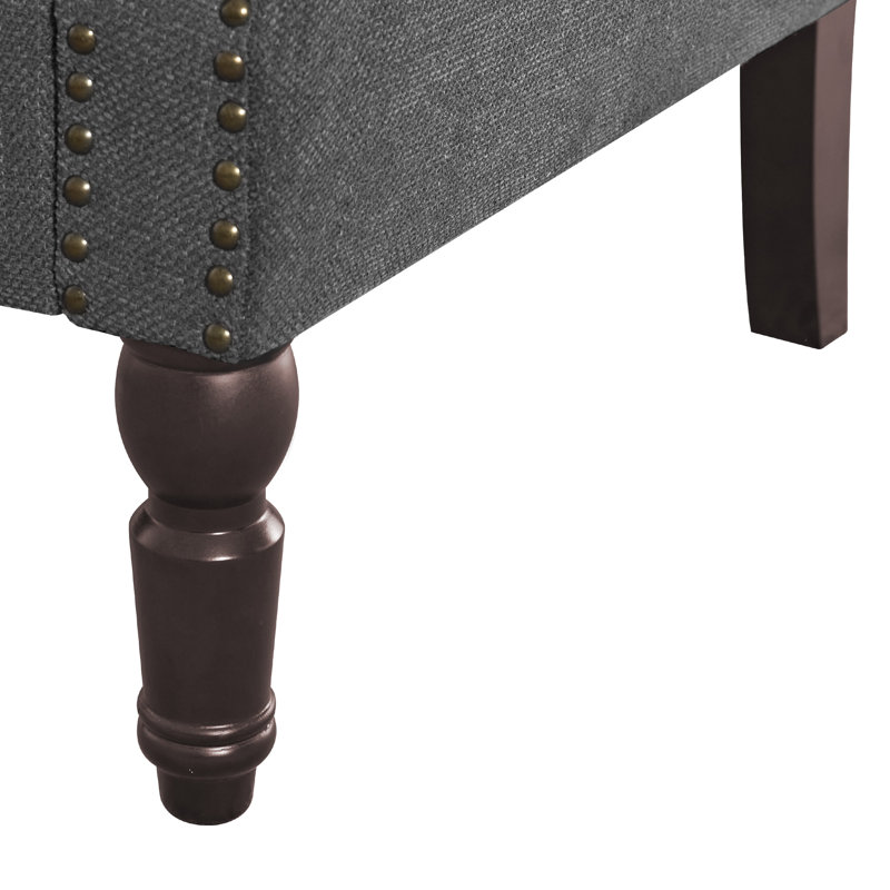 Fauteuil Ameera, Gris anthracite clair