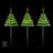 Nostalgic 9" Lit Pathway Tree Set