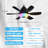 E26 Socket Fan Light Bulb With Rgb, Bluetooth Speaker & Remote ,quiet, Easy To Install, Color Changing-330603692