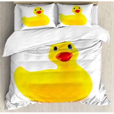Rubber Duck Farmhouse / Country Duvet Cover