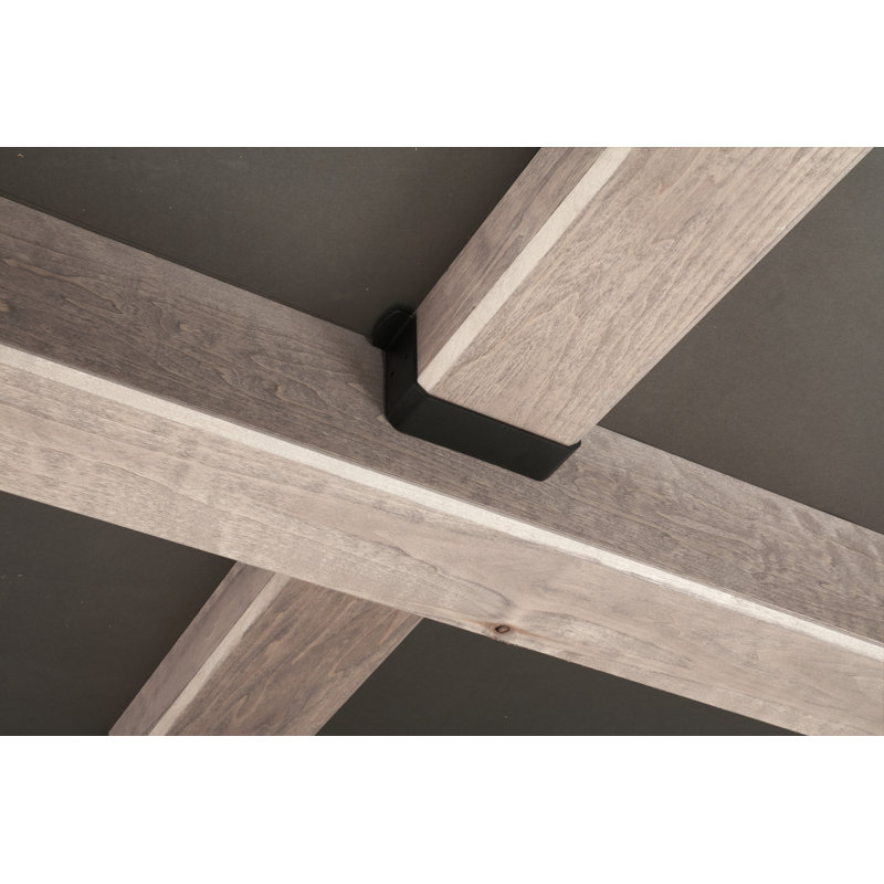 8-Foot Gray Stainable Wood Faux Ceiling Beam