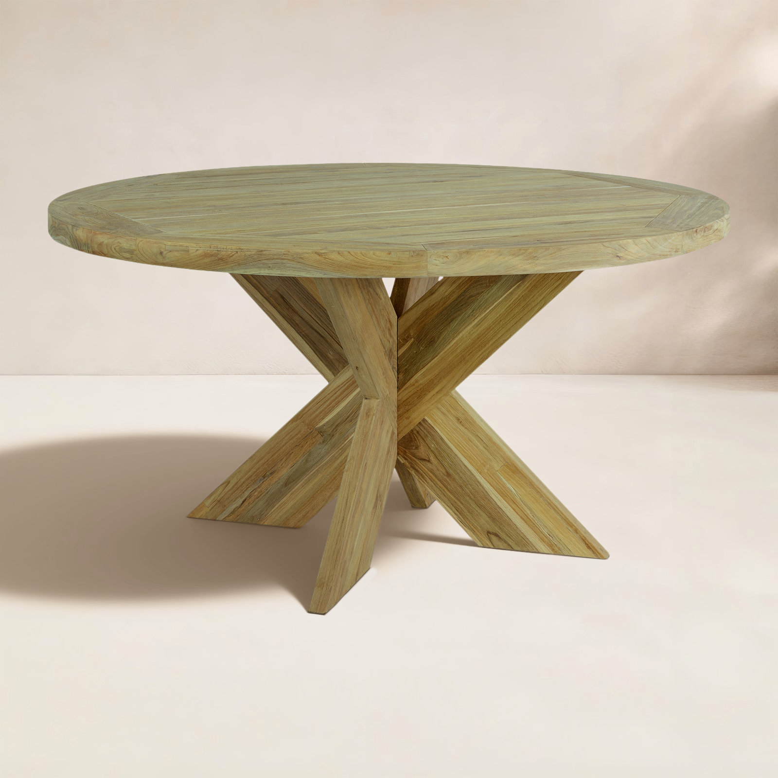 Beardall Teak Patio Dining Table, 51"