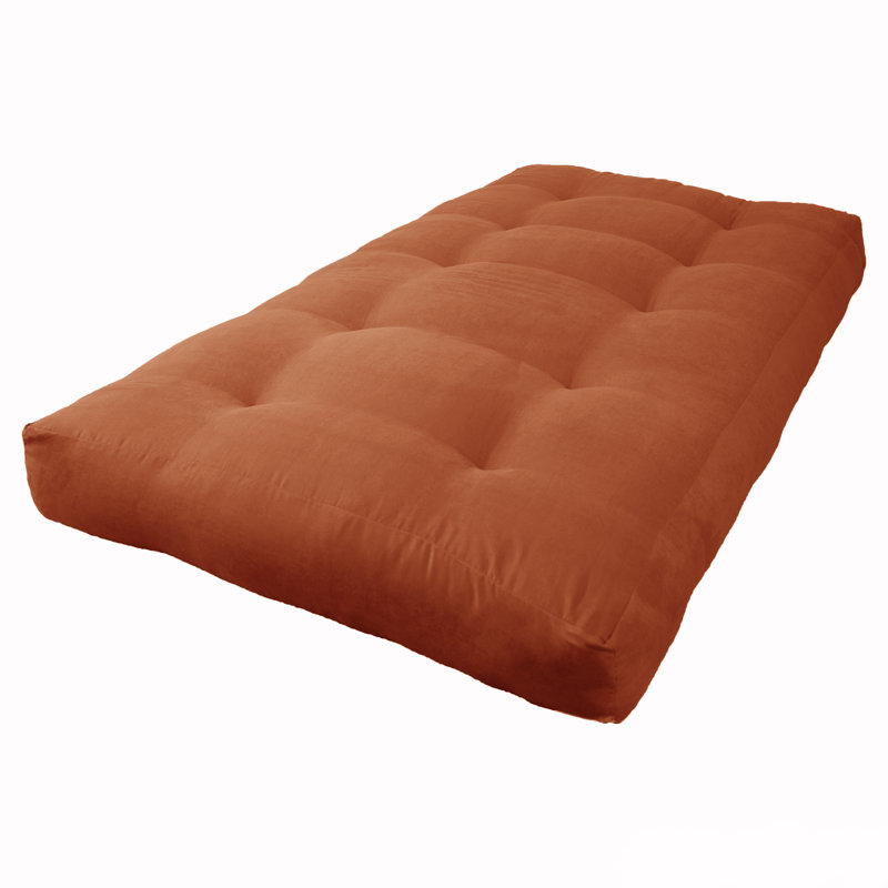 Matelas de futon en mousse Abe, 8", Simple, Épice
