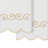  100% Turkish Cotton SYMMETRA Scallop 2PC Embellished Hand Towel Set-1054180755-1054180752