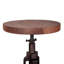 Blayne Rustic Farmhouse Adjustable Height Stool