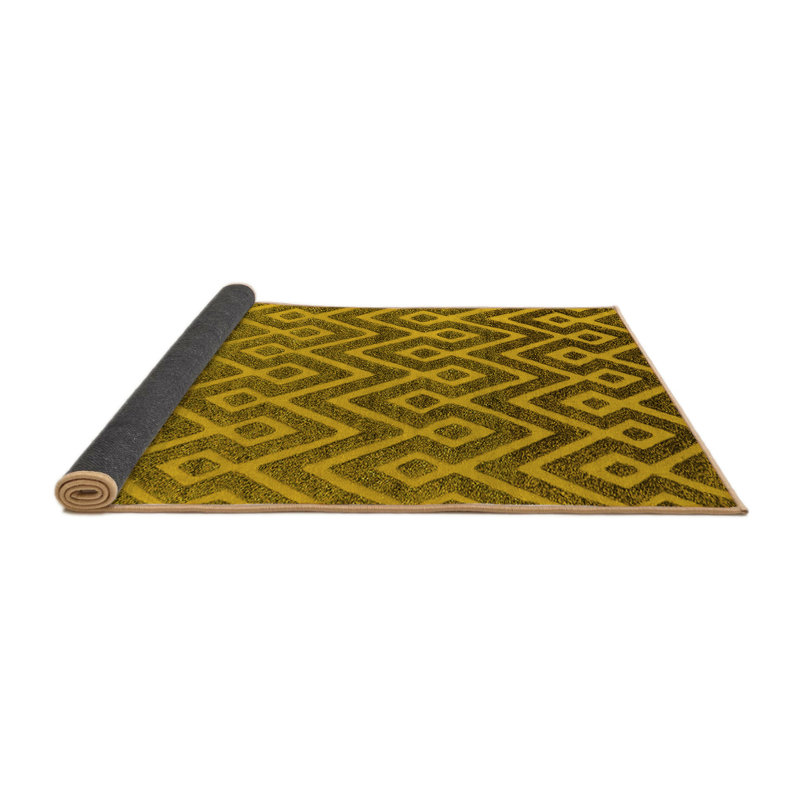 Tapis oriental en laine / polyester tissé à la machine Pjotr, Carré 5 pi