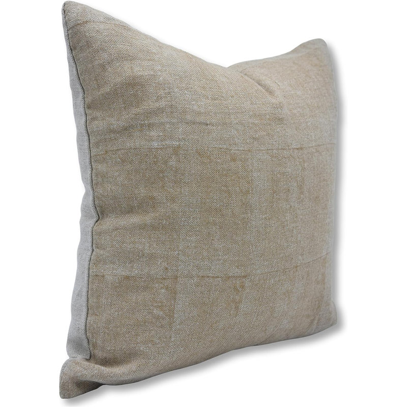 Housse de coussin fabriquée à la main Fab Divine, coussin, salon, canapé, style maison de campagne - Bori, 18 po x 18 po