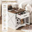 Table de bout l 23,6 po avec station de charge et armoire de rangement-244520391