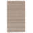 Bostic Striped Handmade Flatweave Wool/Cotton Sand Area Rug-1217278829