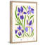 Wild Iris Flowers - Single Picture Frame Painting-1613656641