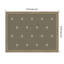 Tableau magnétique encadré en tissu avec tableau botanique imprimé en lin-132961140