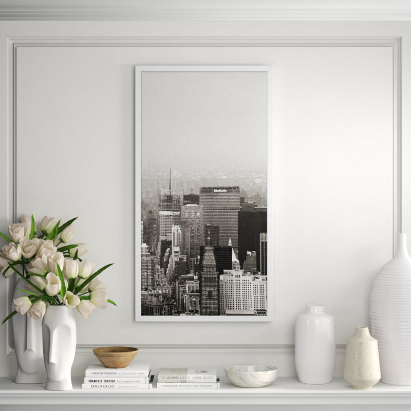 New York Triptych 2' Framed Photographic Print on Glass