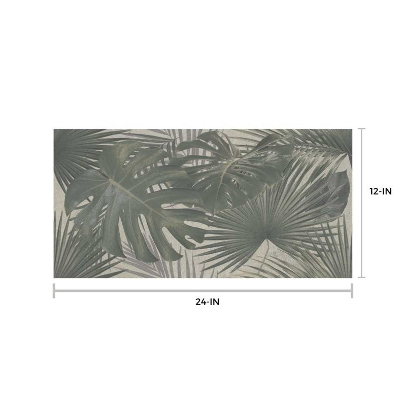 Carreau de porcelaine pour plancher et mur 24 po x 48 po Idyll, Jungle