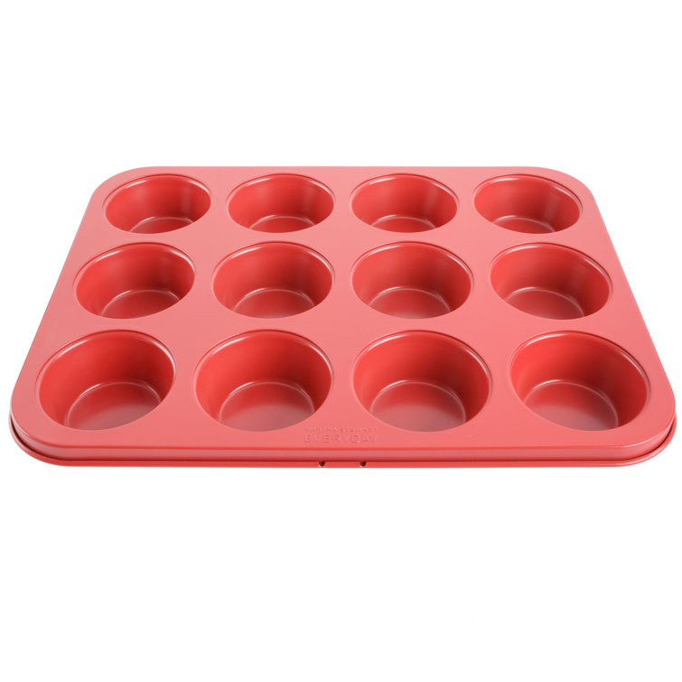 12cup Muffin Pan Cupcake Pan - Carbon Steel Pan for Muffin and