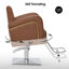 Fauteuil de coiffeur à pompe hydraulique de 440 lb pour coiffeur, fauteuil de coiffeur en similicuir-408254175