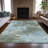 Machine Washable Indoor/Outdoor Xhevrie Sage Rug-111925011