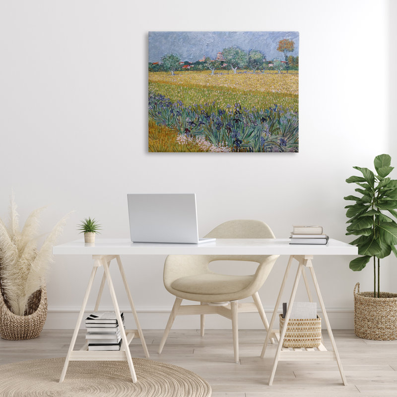 Art mural sur toile Van Gogh View of Arles par one1000paintings, H 30 po x l 40 po