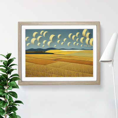 Evolving Wheat Field - Framed Print