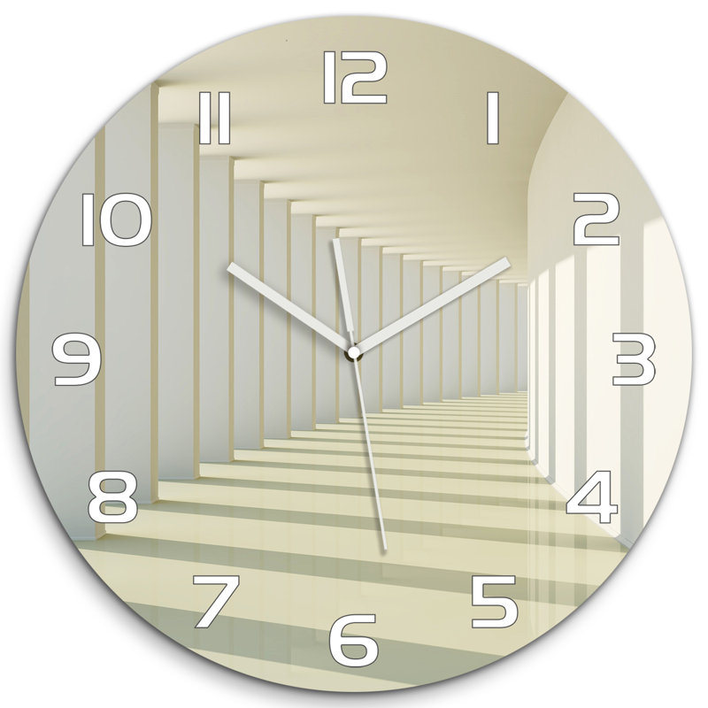 Joandry Glass Wall Clock