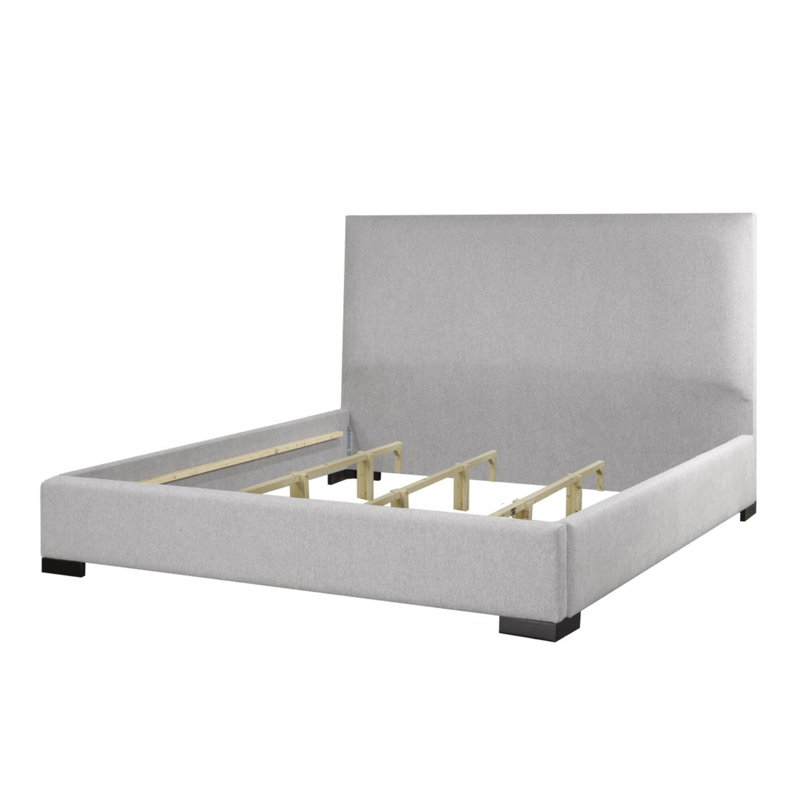 , Lit plateforme Alnis beige, Très grand