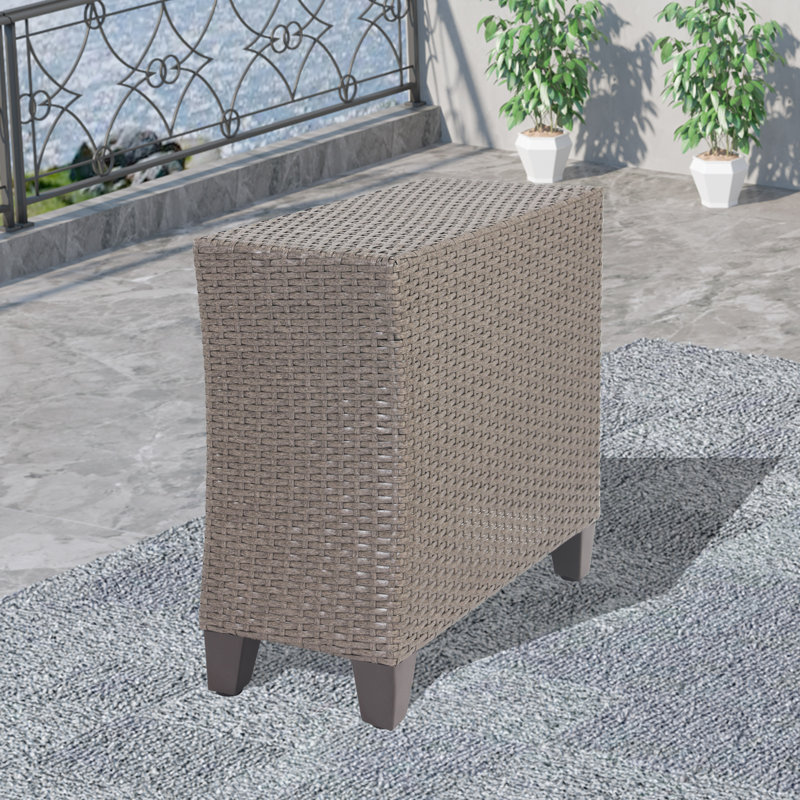 Riva Wicker Side Console Table