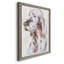«Sitting Dog III», peinture sur toile encadrée-1452435724-1452435713
