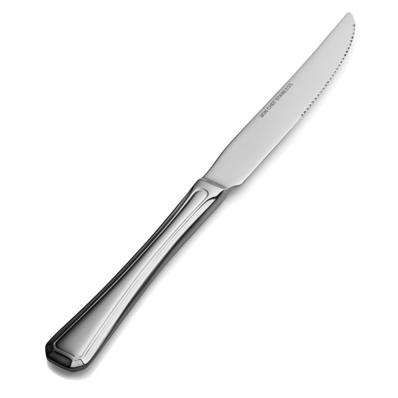 Bon Chef Prism 12 Piece Stainless Steel Steak Knife Set