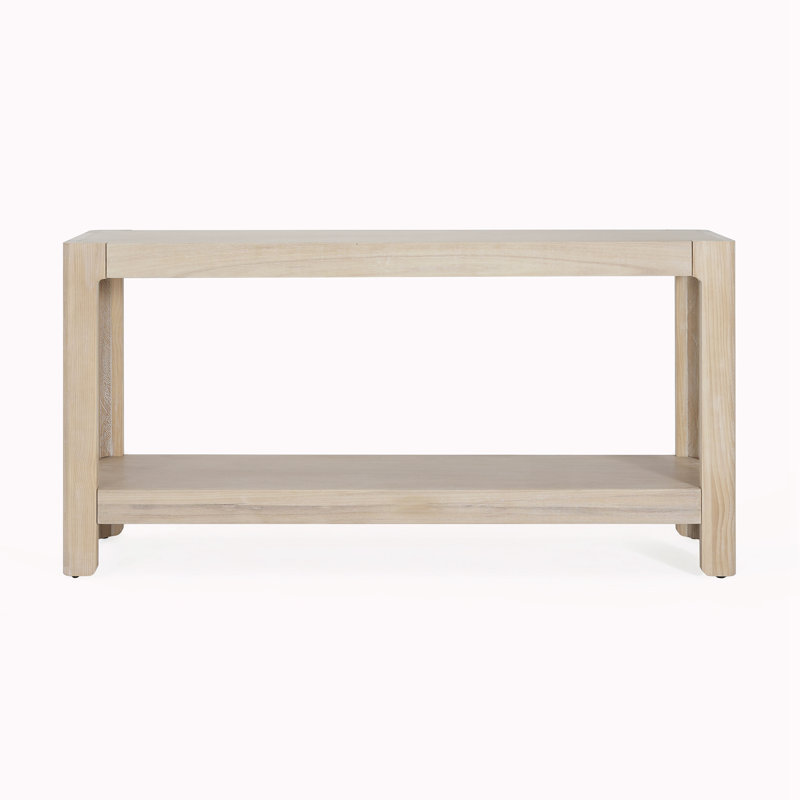 Modern Farmhouse Console Table, Natural