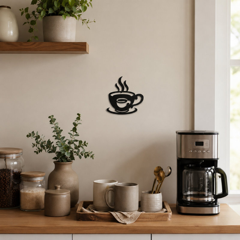 Décoration murale tasse à café pour la cuisine et le café