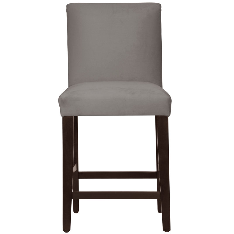 Tabouret de bar et de comptoir Hadrien, Tabouret de comptoir (siège d'une hauteur de 26 p, Espresso