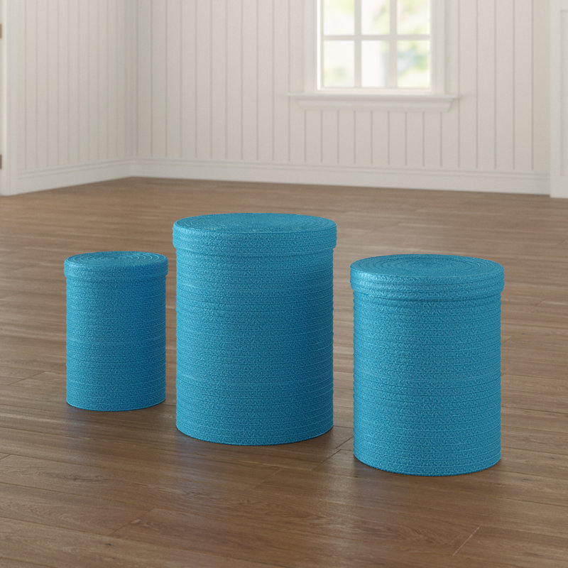 Plastic Laundry Set, Turquoise
