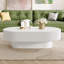 Table basse ovale 43,3 "l 6,8"