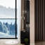 Très grand armoire à miroir pleine grandeur 11,8 po x 15,7 po, 63 po, noir, rangement multicouche, design simple mais élégant pour chambre à coucher, design américain de grande capacité, noir, chambres de dortoir idéales