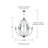 Madison 9 - Light Steel Dimmable Empire Chandelier-604004001