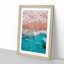 Bondi Beach in Australia in Abstract - Framed Print-55679118-55679121