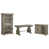 3 Pieces: Desk, Storage Cabinet, Bookcase is out of stock
