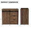 Base de meuble-lavabo rustique 36 po