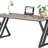 55 Inches Modern Writing Desk With Z-Shaped Metal Legs-952258783